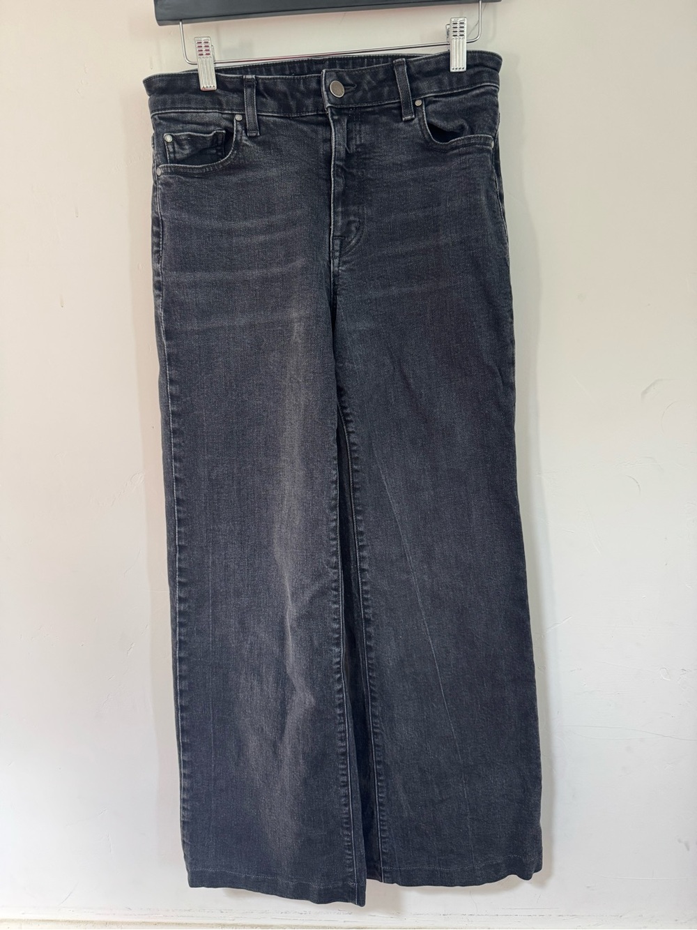 Fidelity Women's High-Rise Straight Jeans in Washed Black